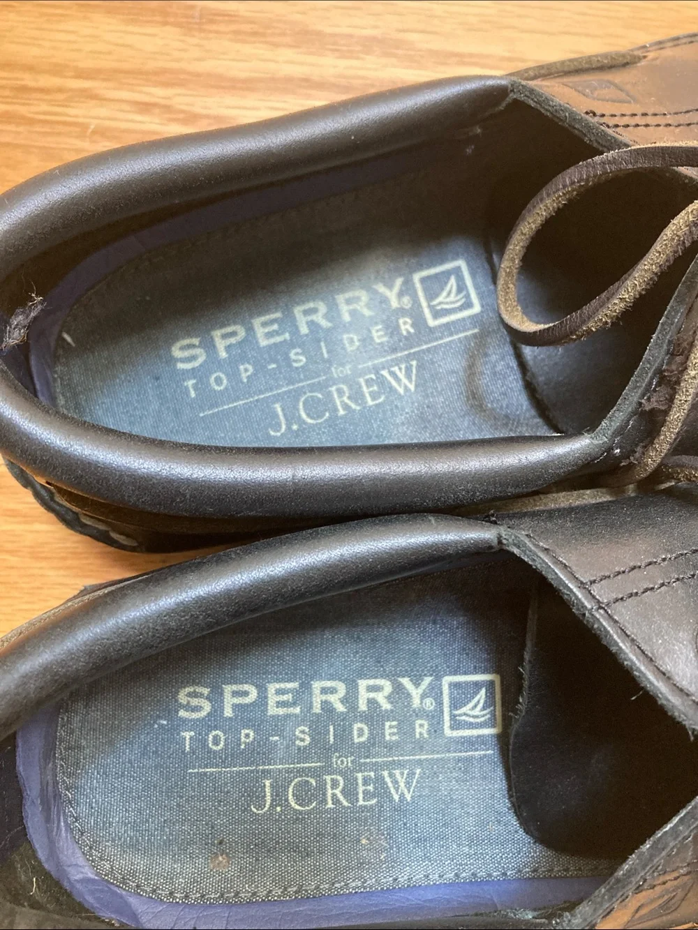 Sperry top sider shoes Navy Blue 10.5 leather J. Crew